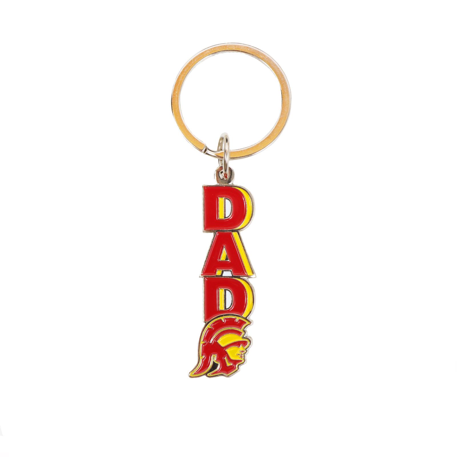 Dad Over Tommy Head Brass Campus Keytag image01